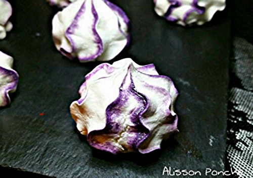 Meringues à la lavande