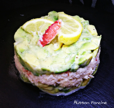 Tartare d'avocat au crabe