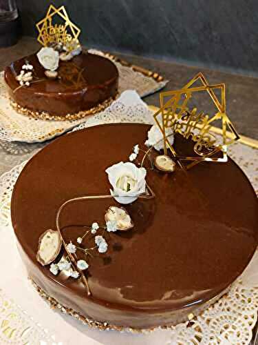 ☆ Entremet financier noisette croustillant tt choco ☆ 