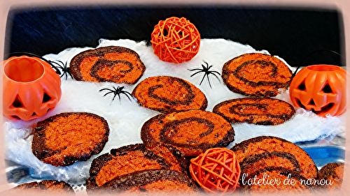 Cookies spirale d'halloween 👻