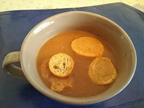 Soupe de potimarron à l’orange vanillé