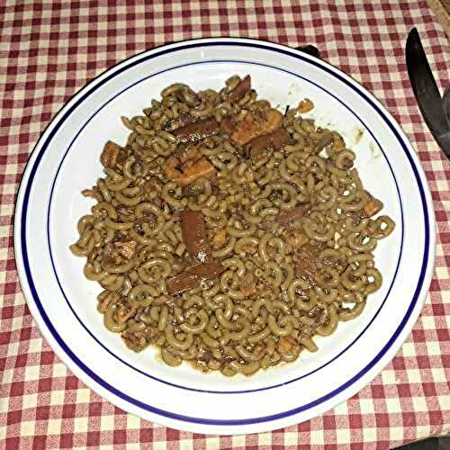 Marmite « risotto » de coquillettes aux chanterelles