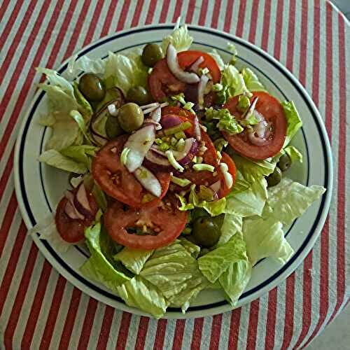 Salade mixte espagnole traditionnelle - Ensalada mixta clásica