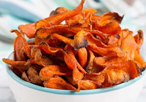 La délicieuse recette de chips santé aux carottes!