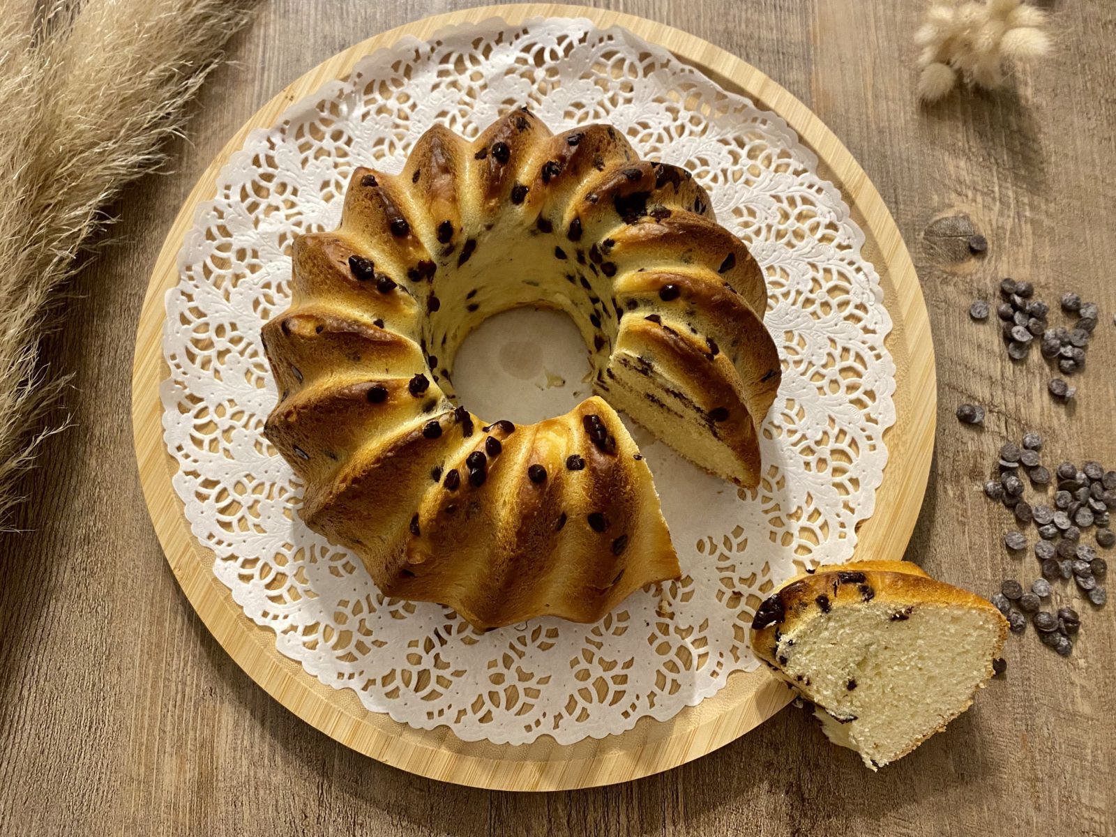 Brioche aux pépites de chocolat