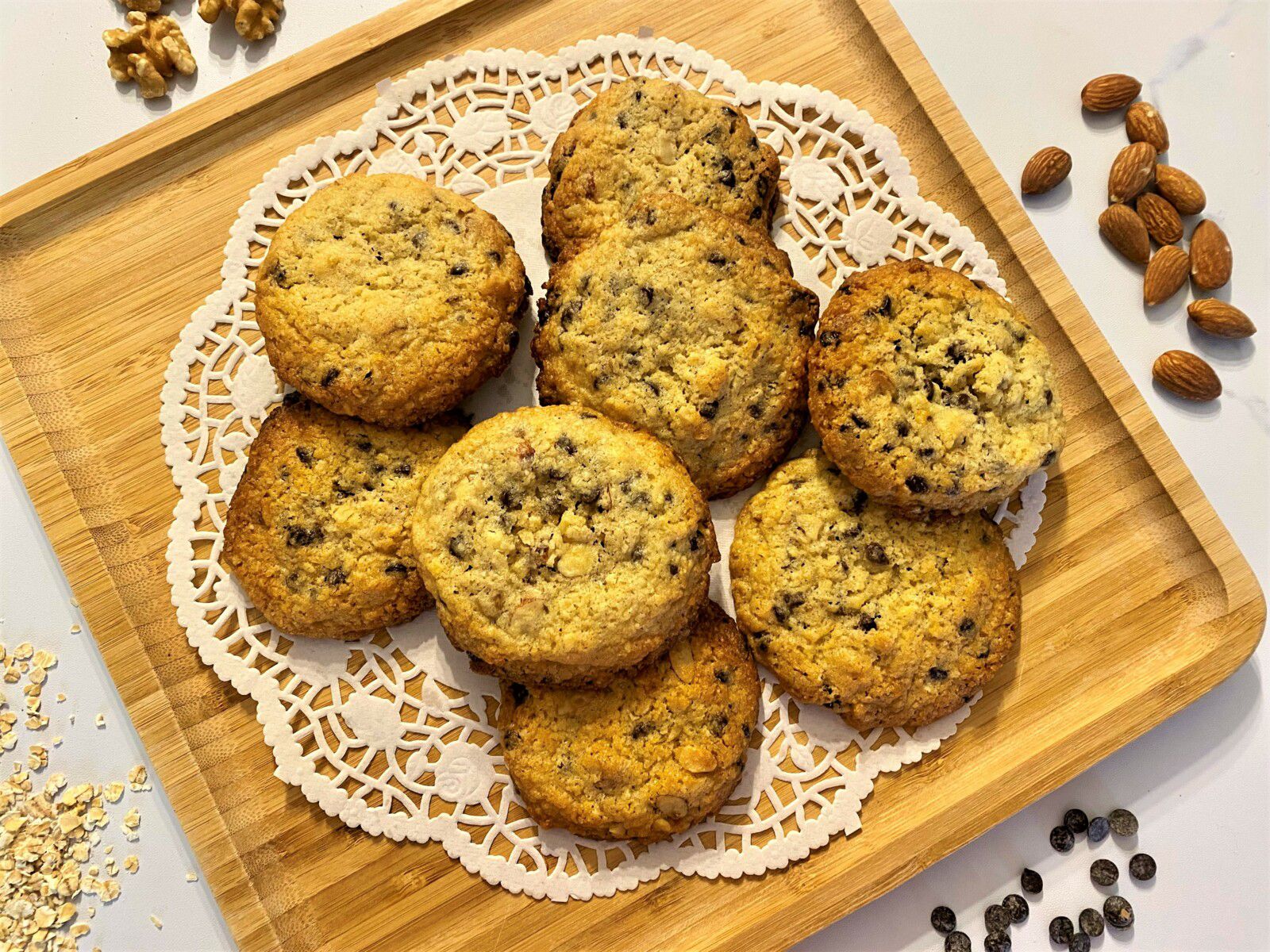 Cookies choco-noix-amandes