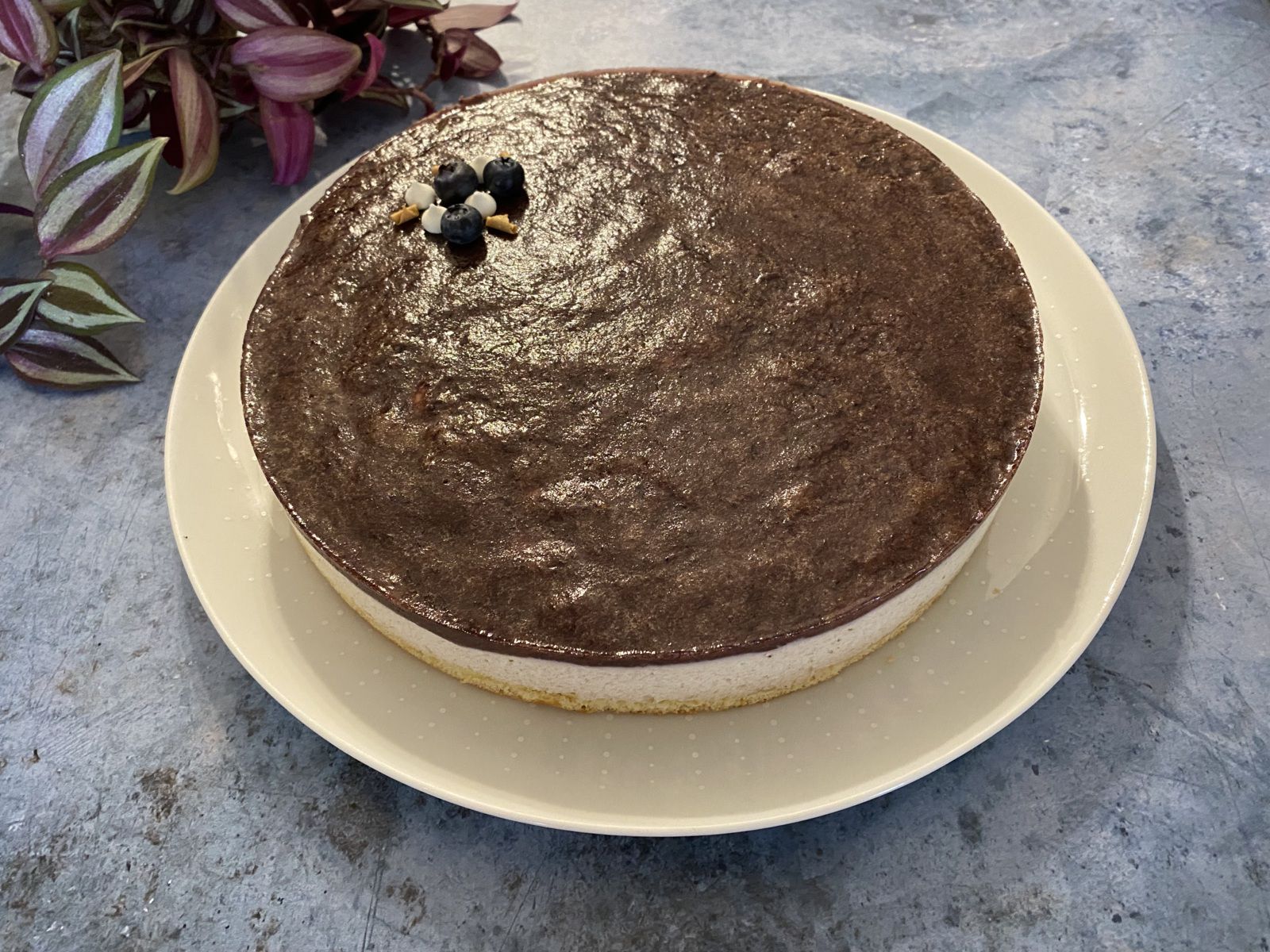 Entremets à la crème de marrons