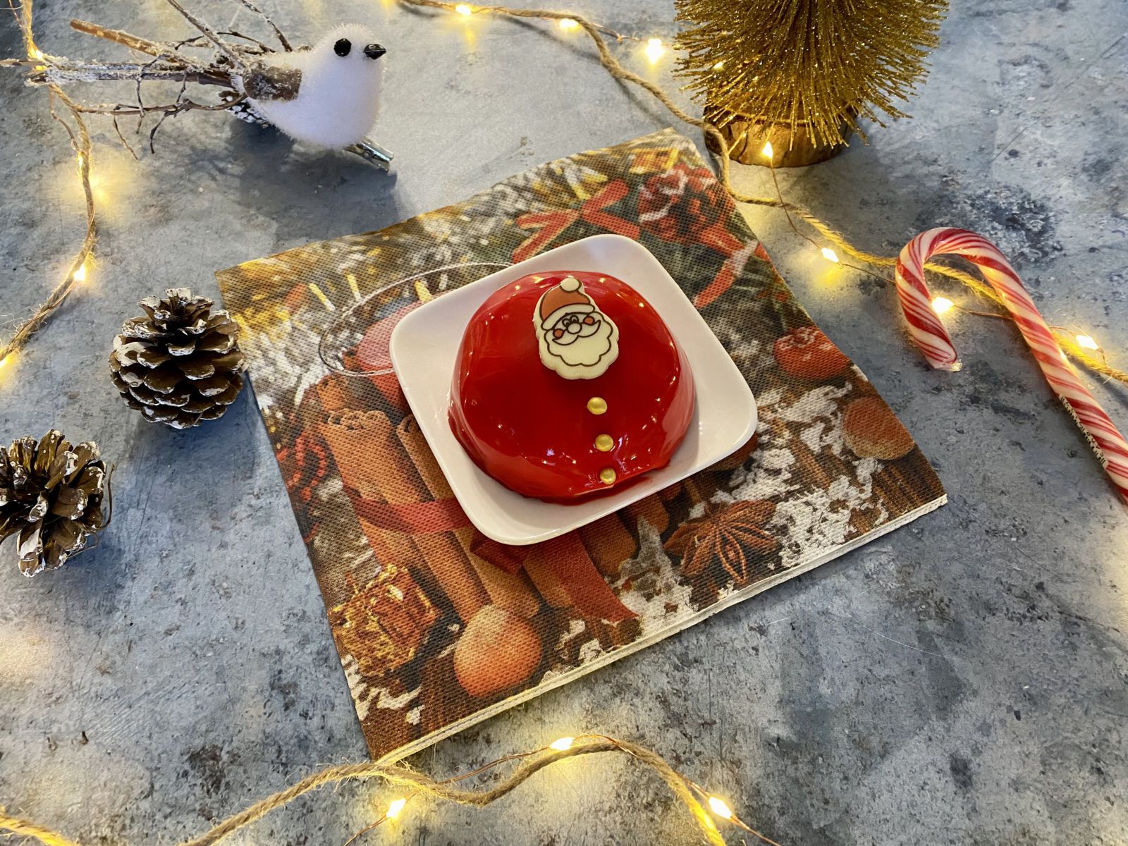 Entremets Père Noël