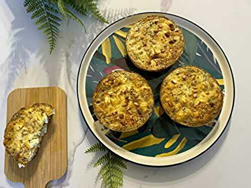 Quiches sans pâte aux poireaux et à la feta