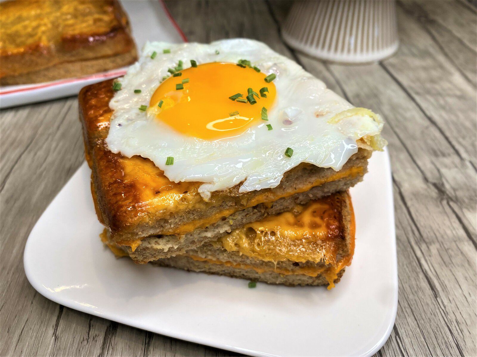 Welsh façon croque