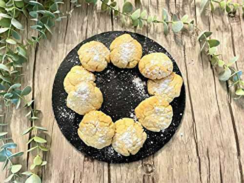 Kourabies à la fleur d’oranger (sablés grecs)