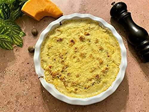 Gratin de potiron à la béchamel