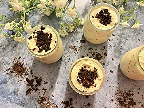 Mousse stracciatella de Cyril Lignac