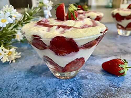Tiramisu aux fraises