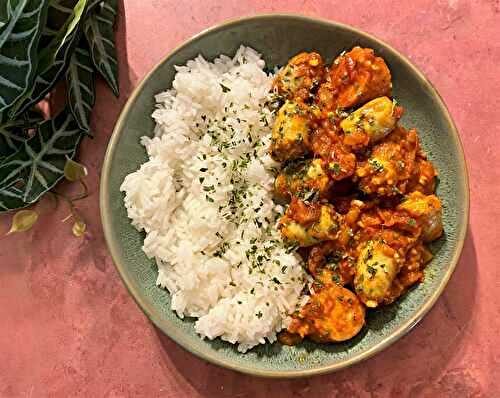 Rougail de saucisses réunionnais