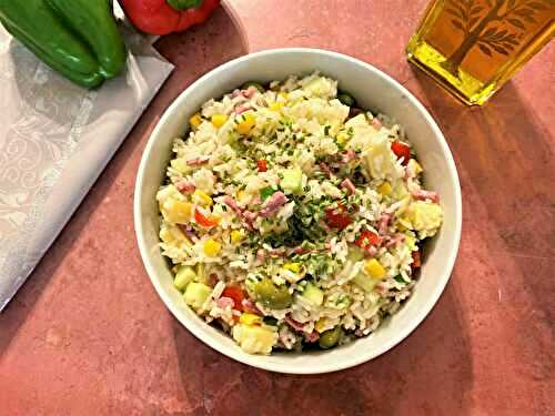 Salade de riz à ma façon
