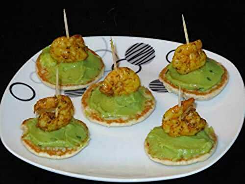 Bouchées aux Crevettes et Avocat