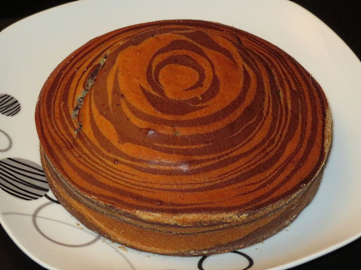 Gâteau zebré