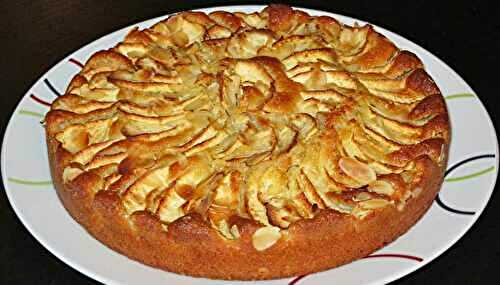 Moelleux aux pommes et aux amandes