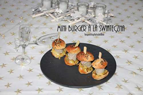 Mini burger à la  swiateçzna