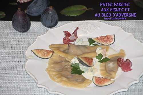 Pâtes farcies aux figues et au bleu d'Auvergne