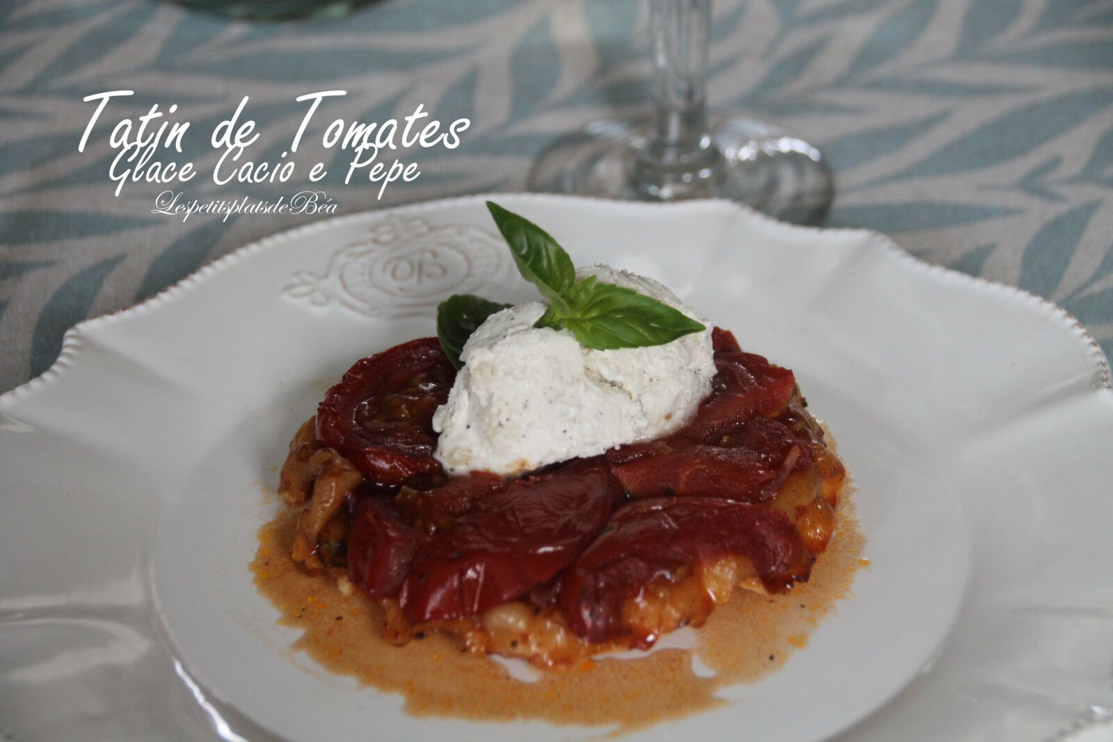 Tatin aux tomates et glace cacio e pepe (Simone Zanoni)