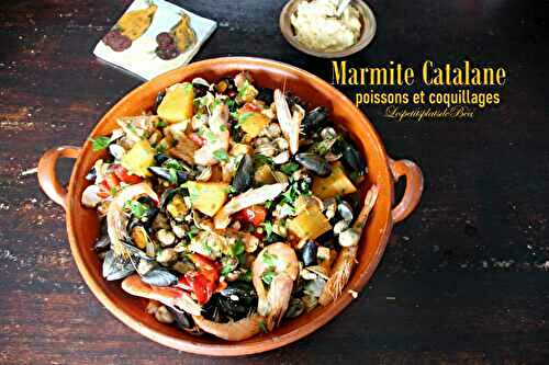 Marmite catalane de poissons et coquillages