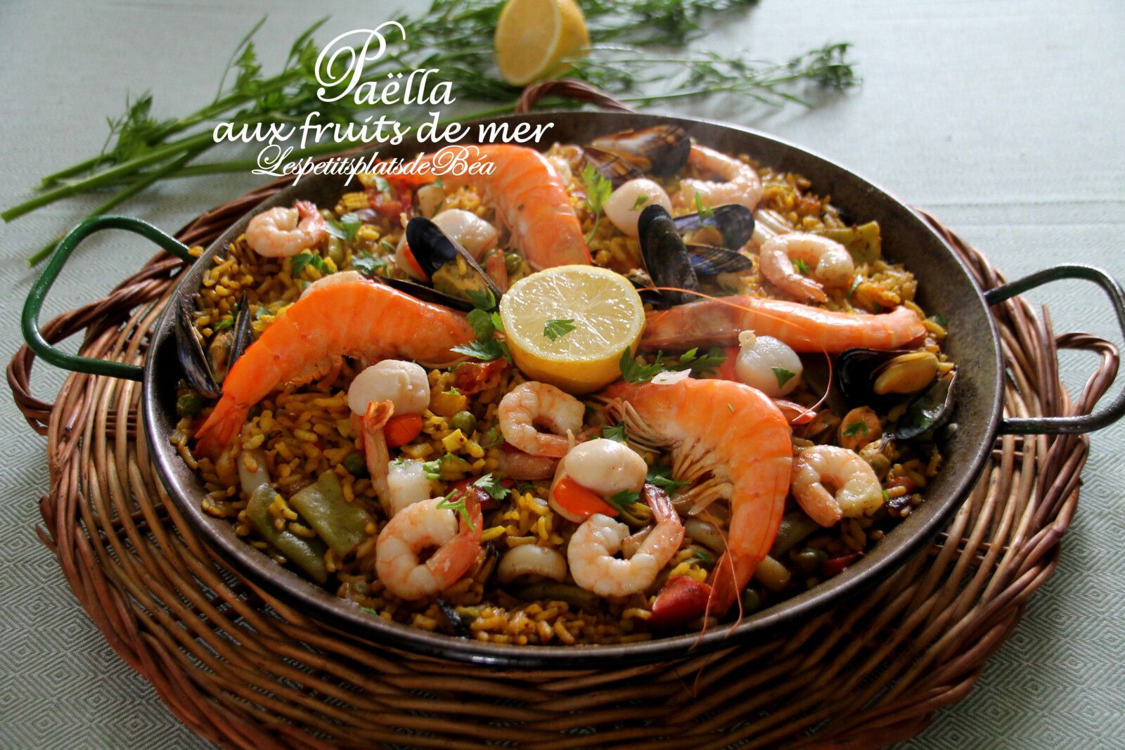 Paëlla aux fruits de mer