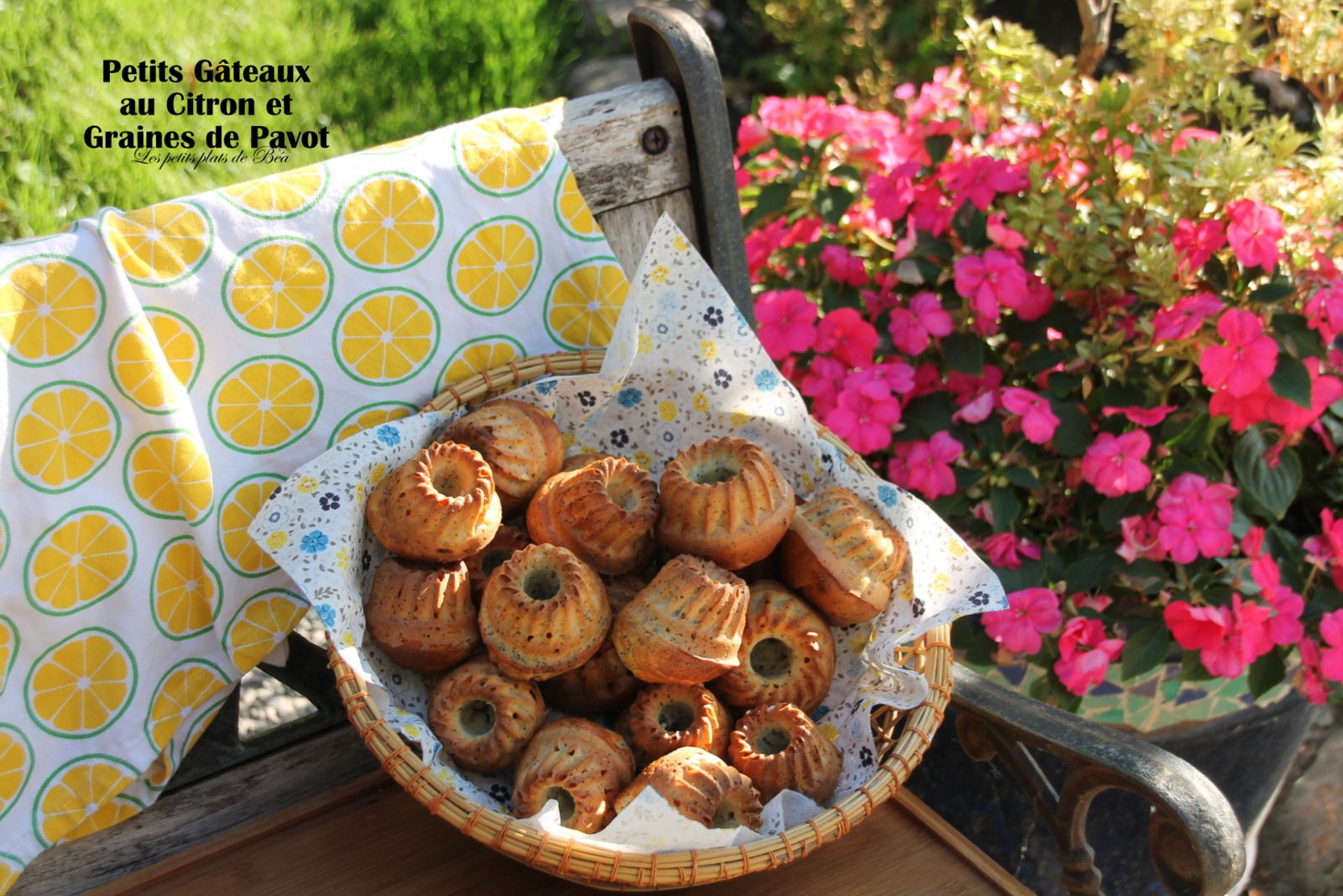 Petits gâteaux au citron et aux graines de pavot