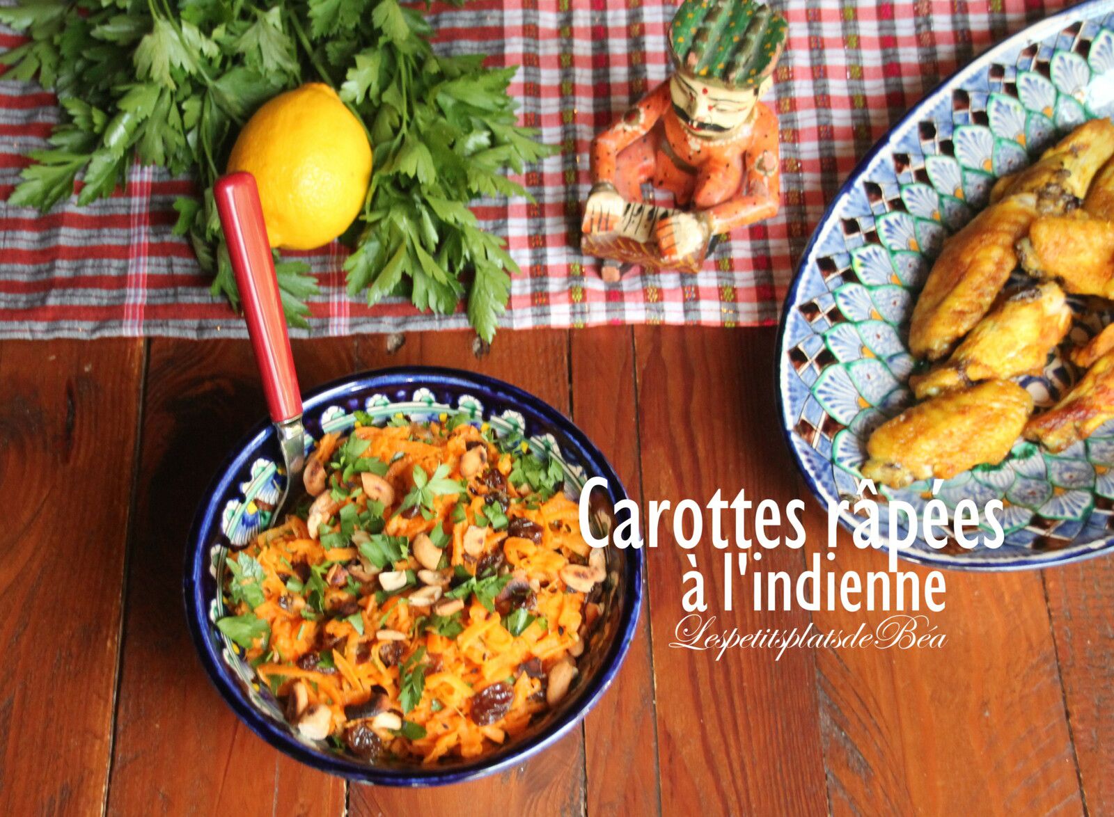 Carottes râpées à l'indienne