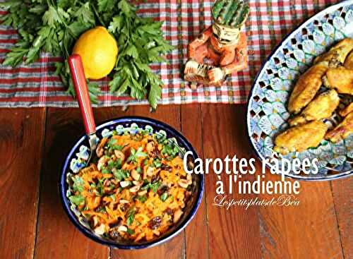 Carottes râpées à l'indienne