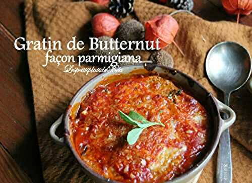 Gratin de butternut façon parmigiana