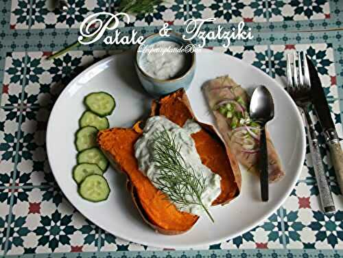 Patate douce et tzatziki