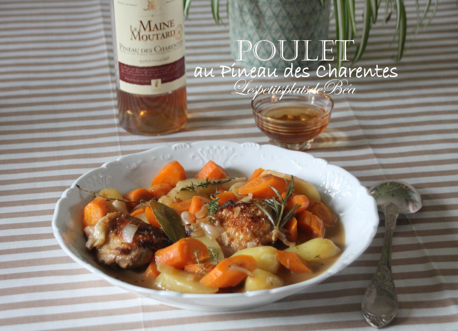 Poulet au Pineau des Charentes