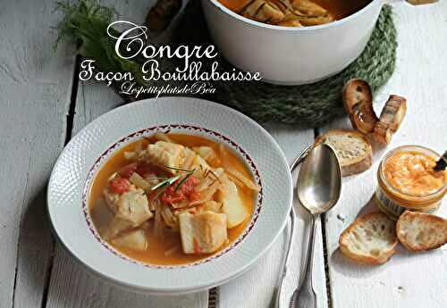 Congre façon bouillabaisse - balade aux calanques de Marseille