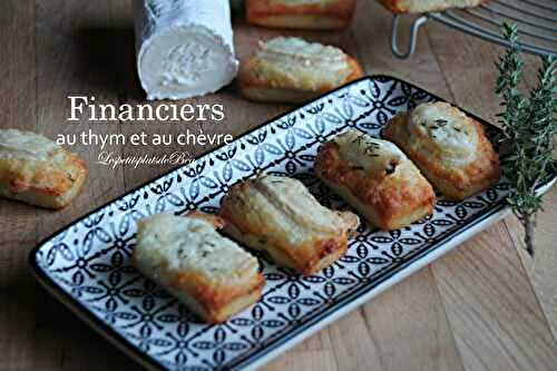 Financiers au chèvre et au thym