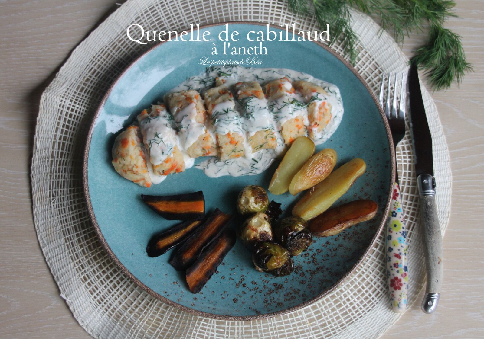 Quenelles de cabillaud à l'aneth