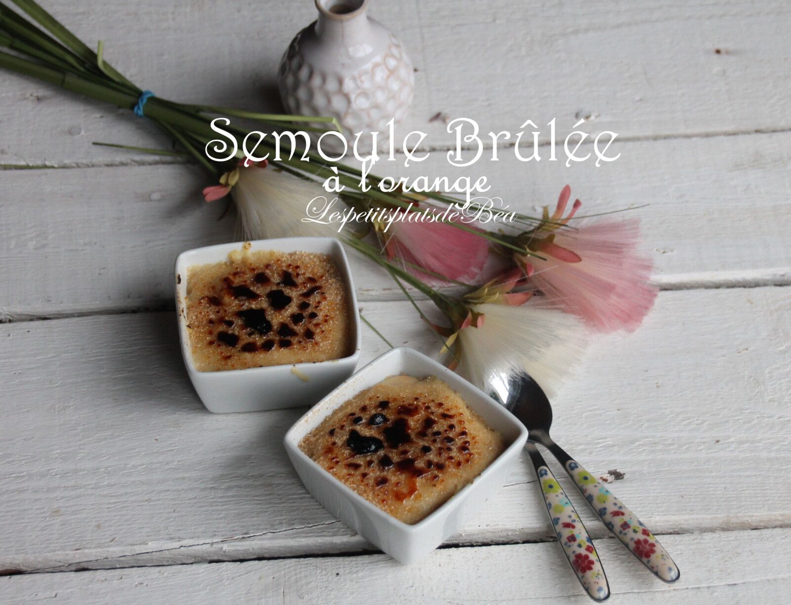 Semoule brûlée à l'orange