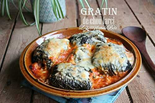 Gratin de chou farci