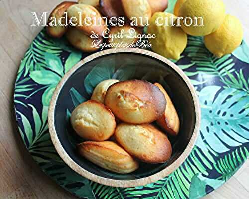 Madeleines au citron de Cyril Lignac