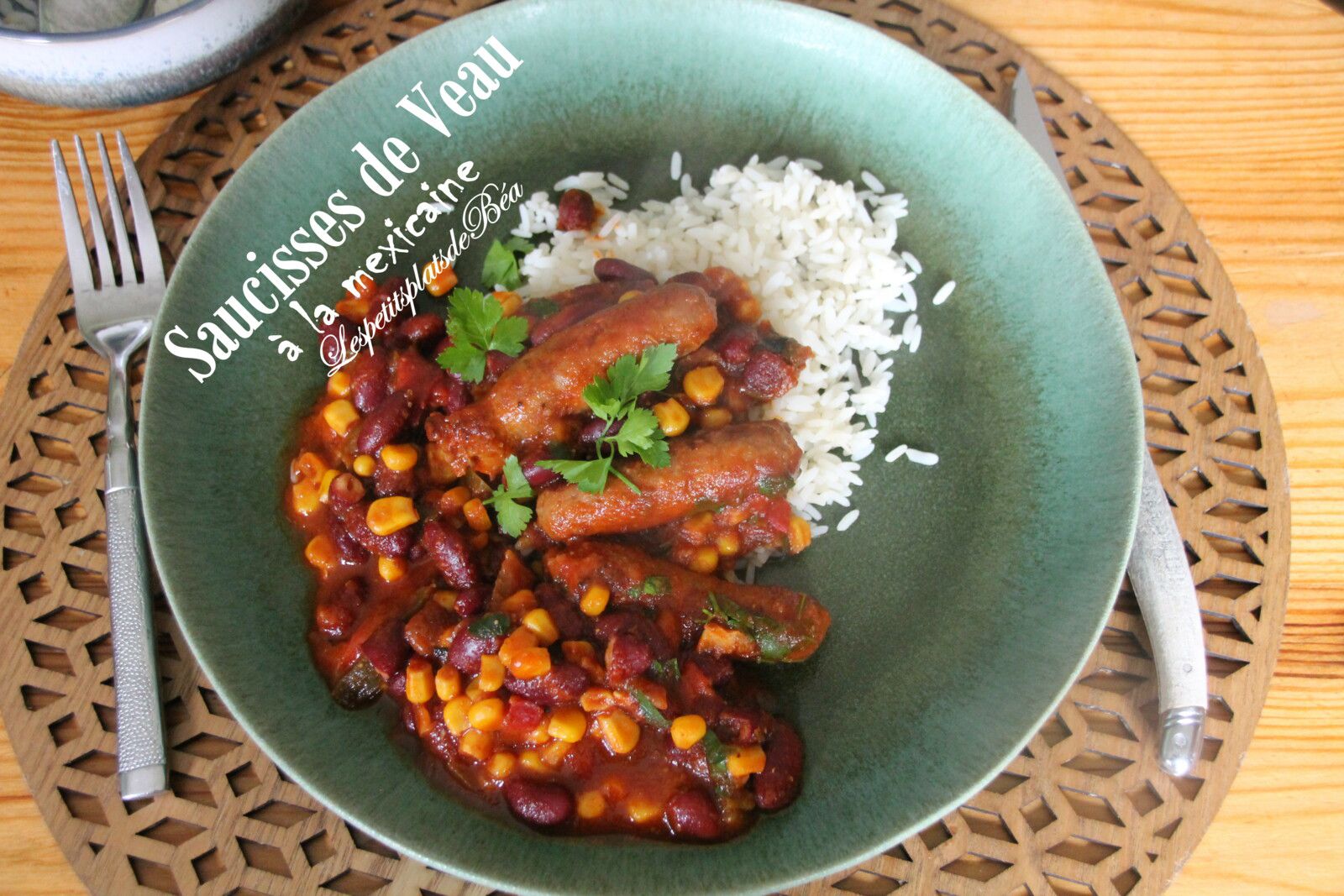 Saucisses de veau à la mexicaine