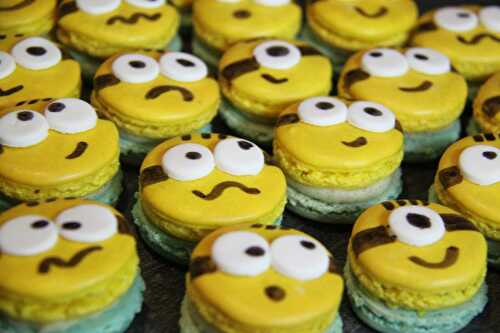 Macarons à la vanille "Minions"