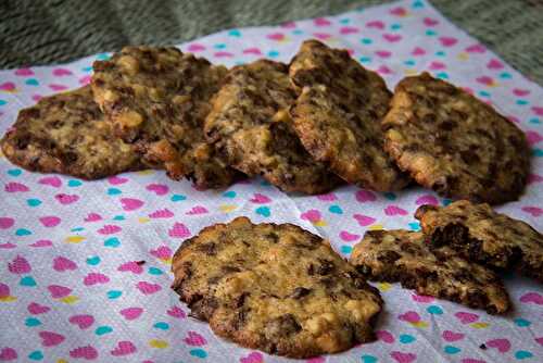 Cookies aux noix et aux éclats de chocolat (recette d'Alain Ducasse)