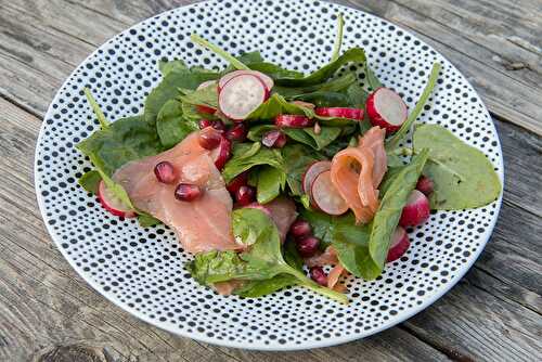 Salade Epinards - Saumon fumé