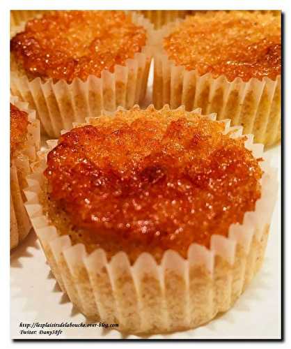 Mini muffins  au miel cannelle et citron