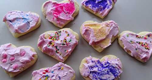 Biscuits à décorer (pour la St-Valentin)