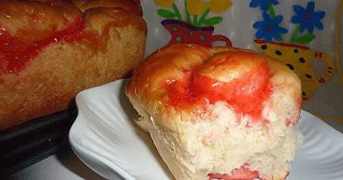 Brioches aux fraises