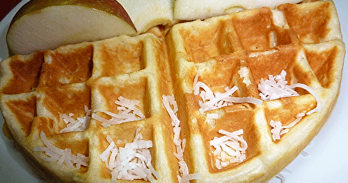 Gaufres à la noix de coco