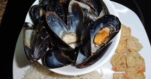 Moules en sauce