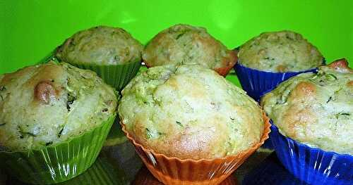 Muffins aux zucchinis (courgettes)  et ananas